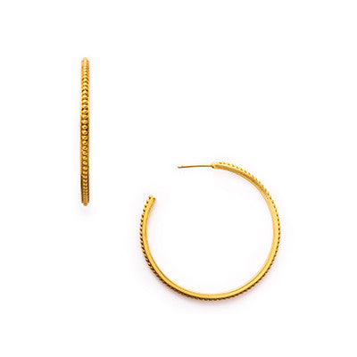 Siena Hoop Gold Large Hires