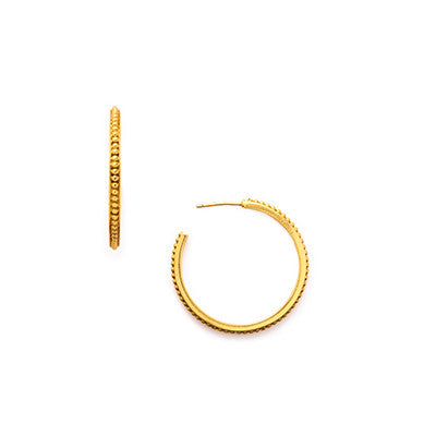Siena Hoop Gold Medium HiRes